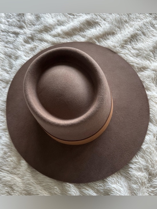 Lack of Color NWT The Mirage Boater Hat Brown Unisex 57cm M Wool main image 5